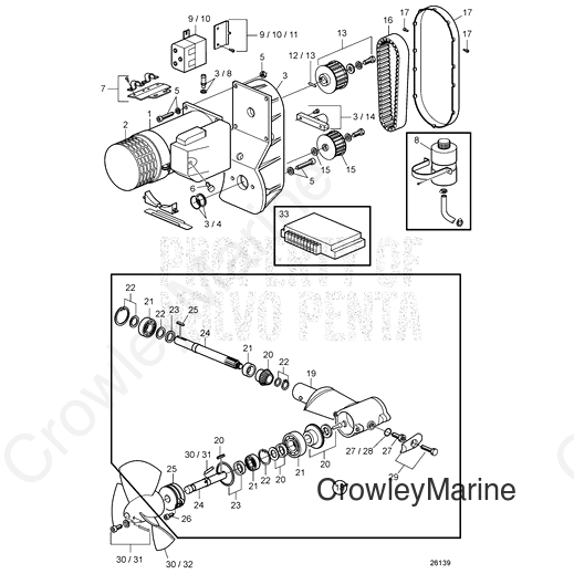 Tooth Belt - Volvo Penta (41100257)
