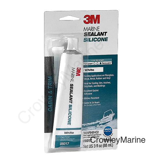 Mildew Res. Silicone-White 3 oz.