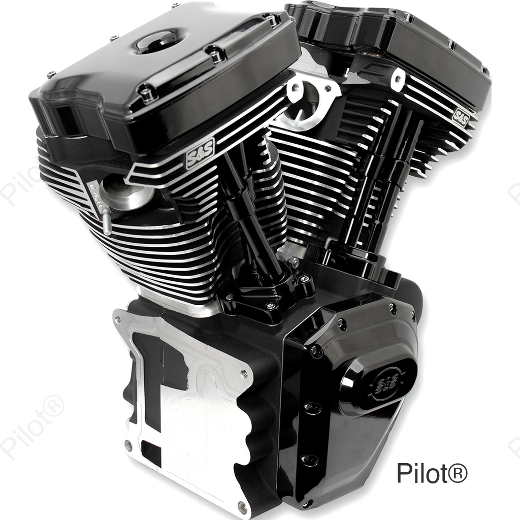 T124 Long Block Engine - Black - FXD | FXDWG