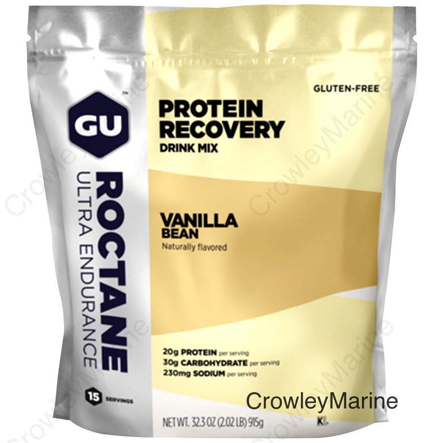 GU Roctane Recovery Drink Mix: Vanilla Bean 15 Serving Packet