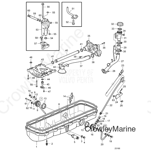 Oil Pan (V2) - Volvo Penta (23473522)