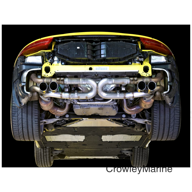 AWE Tuning Porsche 991 SwitchPath Exhaust for Non-PSE Cars Diamond Black Tips