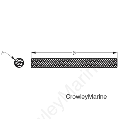 2 BRAID Nylon 1/2X600' (302112600G/W)