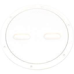 Seachoice Twist 'N' Lock Deck Plate, White Base and Lid, Up to 8-1/2 in. Diameter thumbnail-4