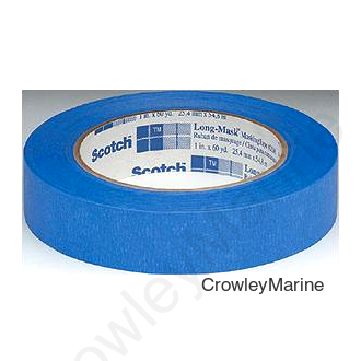 3M™ Marine 09171 Scotchblue™ 2090 Original Painter's Tape, Blue, 1" x 60 yards, 36 per case