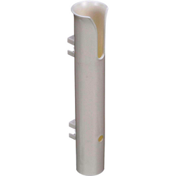 Seachoice Side Mount Rod Holder, Single, PVC, White thumbnail-1