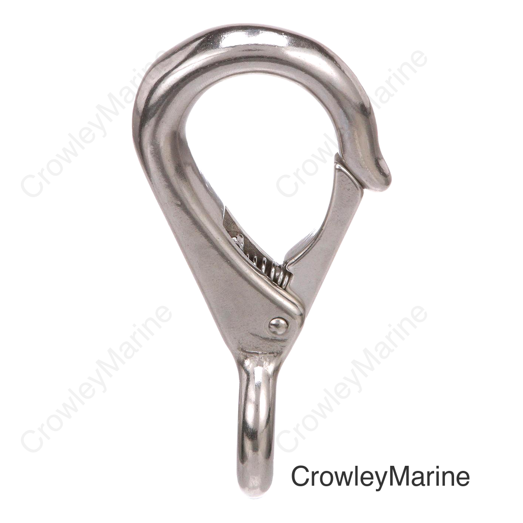 Seachoice Fast Eye Snap, Cast Stainless Steel, Size #3, 3-7/8 in. Long, 15/16 in. ID Eye