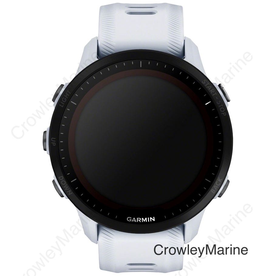 Garmin Forerunner 955 Solar GPS Smartwatch - 45.6mm Whitestone