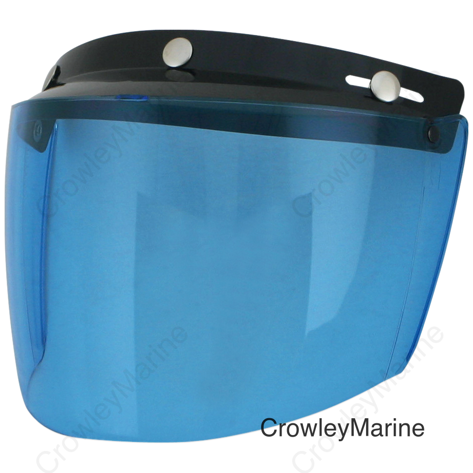 Vintage 3-Snap Shield - Flip - Blue Solid