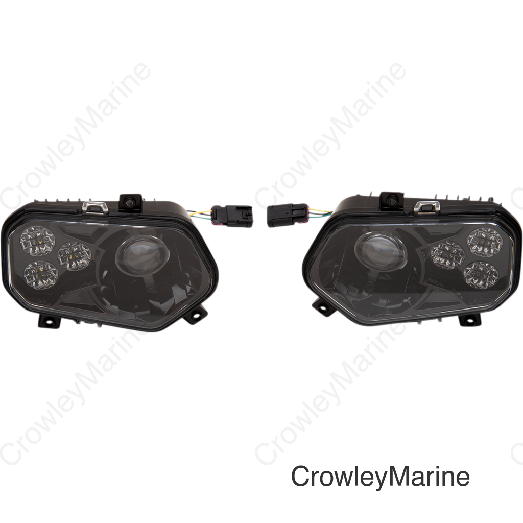 LED HEADLIGHT RZR800/9 BK
