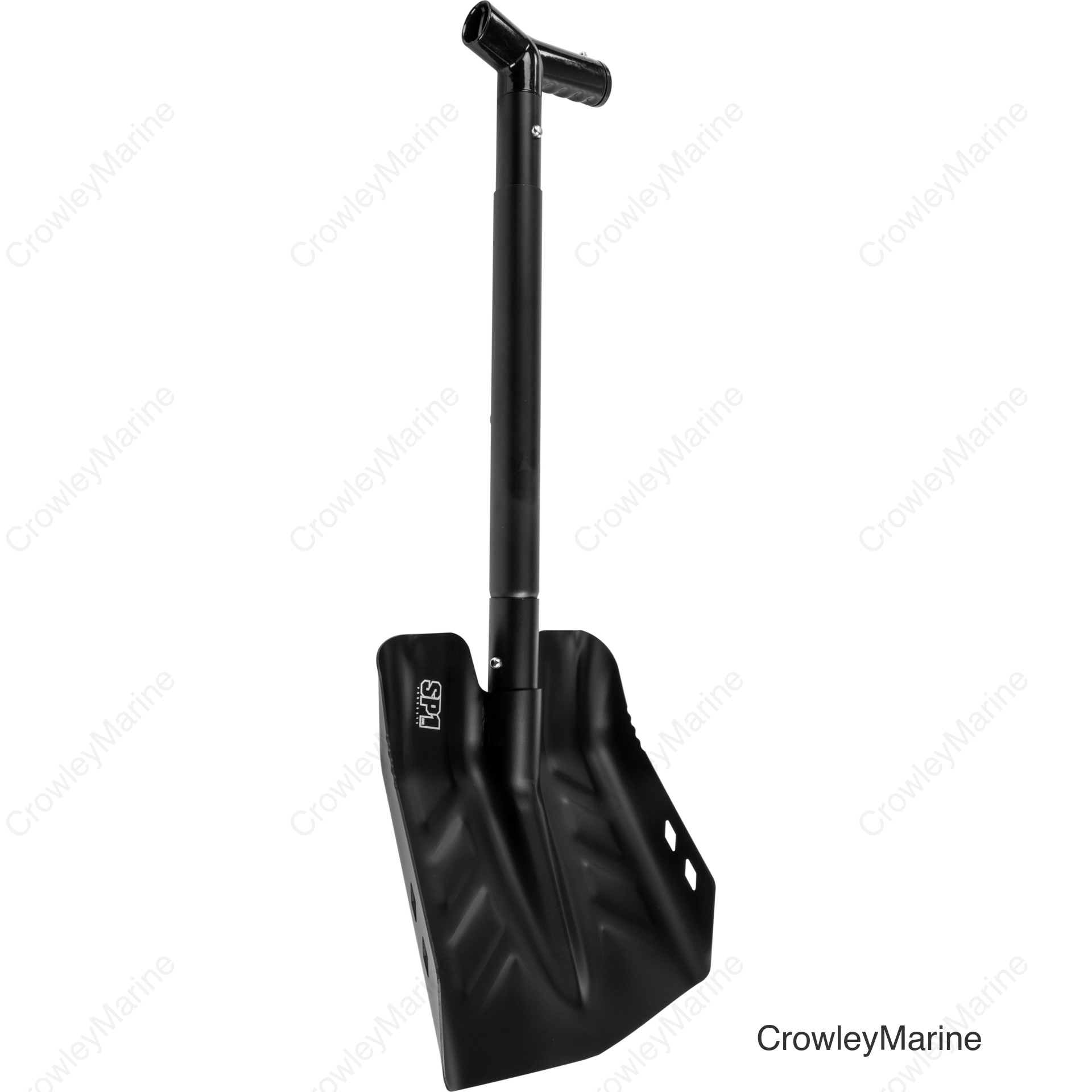 ALUMINUM SHOVEL W/SAW BLACK