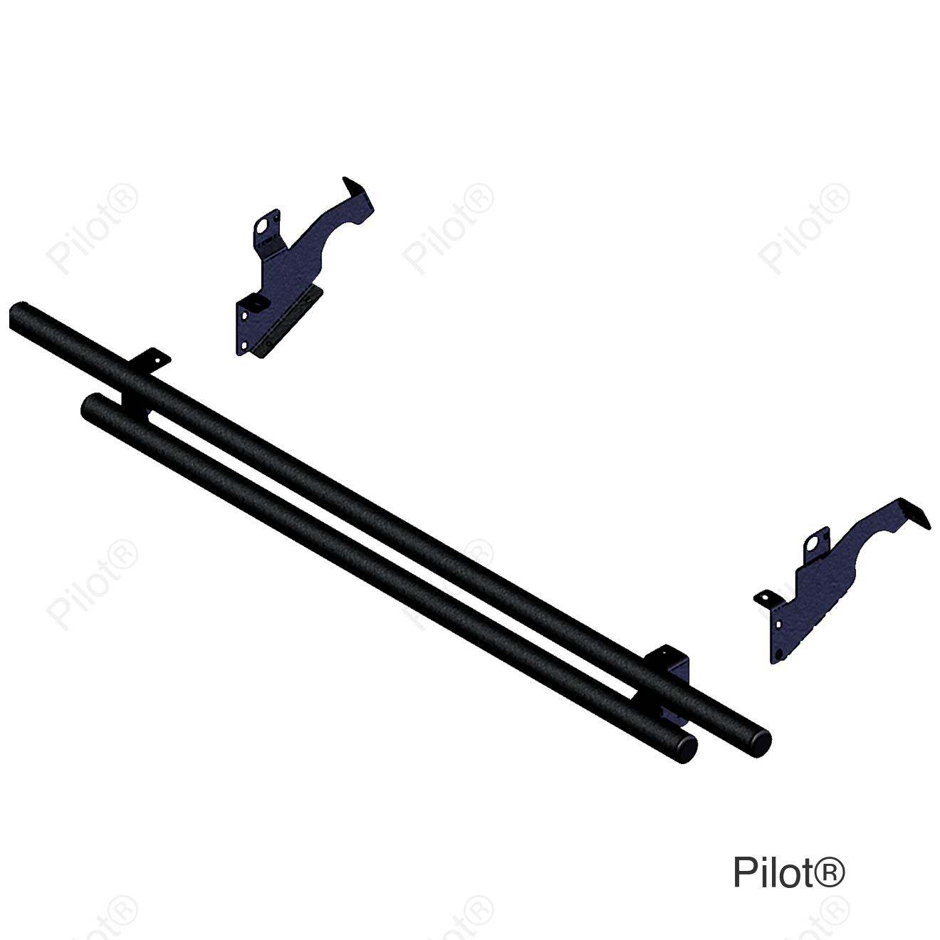 Rear Bumper - Black - Honda