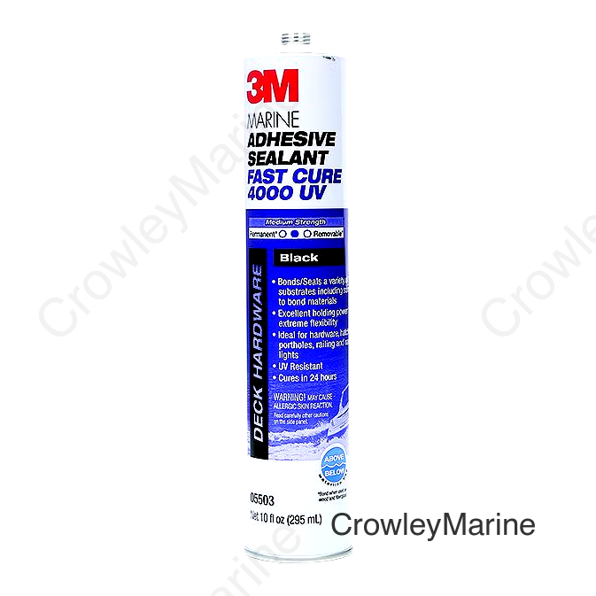 3M 14316 4000UV Fast Cure Sealant, Black, 10 oz. Cartridge