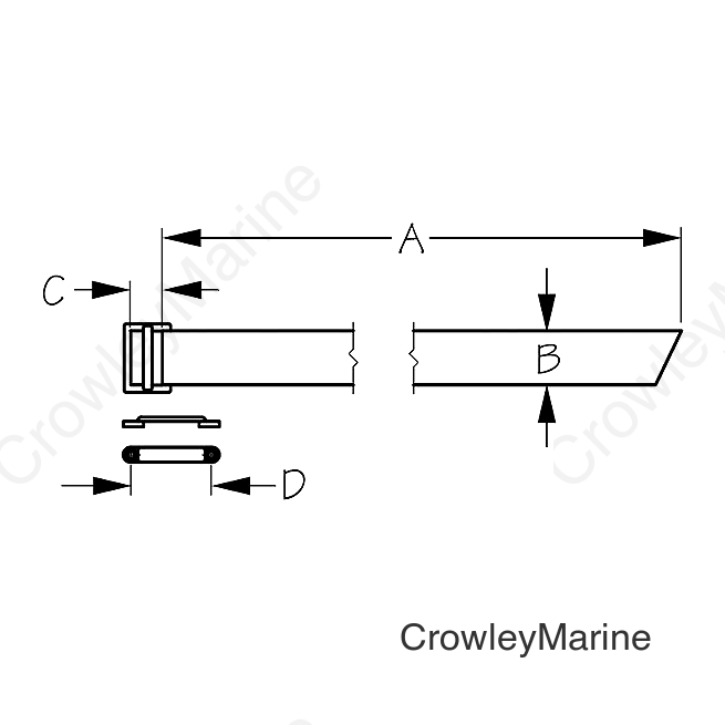Battery Box Strap - 54"