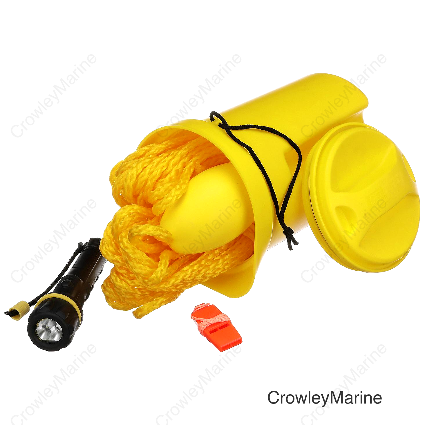 Seachoice Boat Bailer Safety Kit, Includes Flashlight, Whistle, 50 Ft. Line and Bailer
