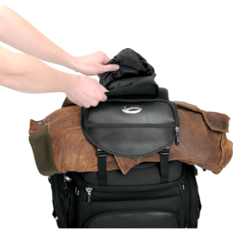 Backseat/Sissy Bar Bag - Black thumbnail-7