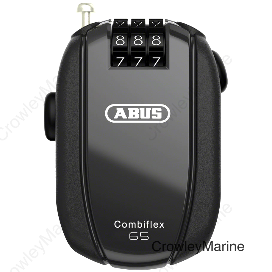 Abus  Combiflex Stopover Retractable Combo Lock - 65cm Black
