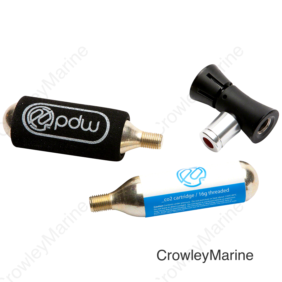 Portland Design Works -It's a CO2 Inflator- CO2 Inflator: Includes Sleeve and 2 - 16g CO2 Cartridges