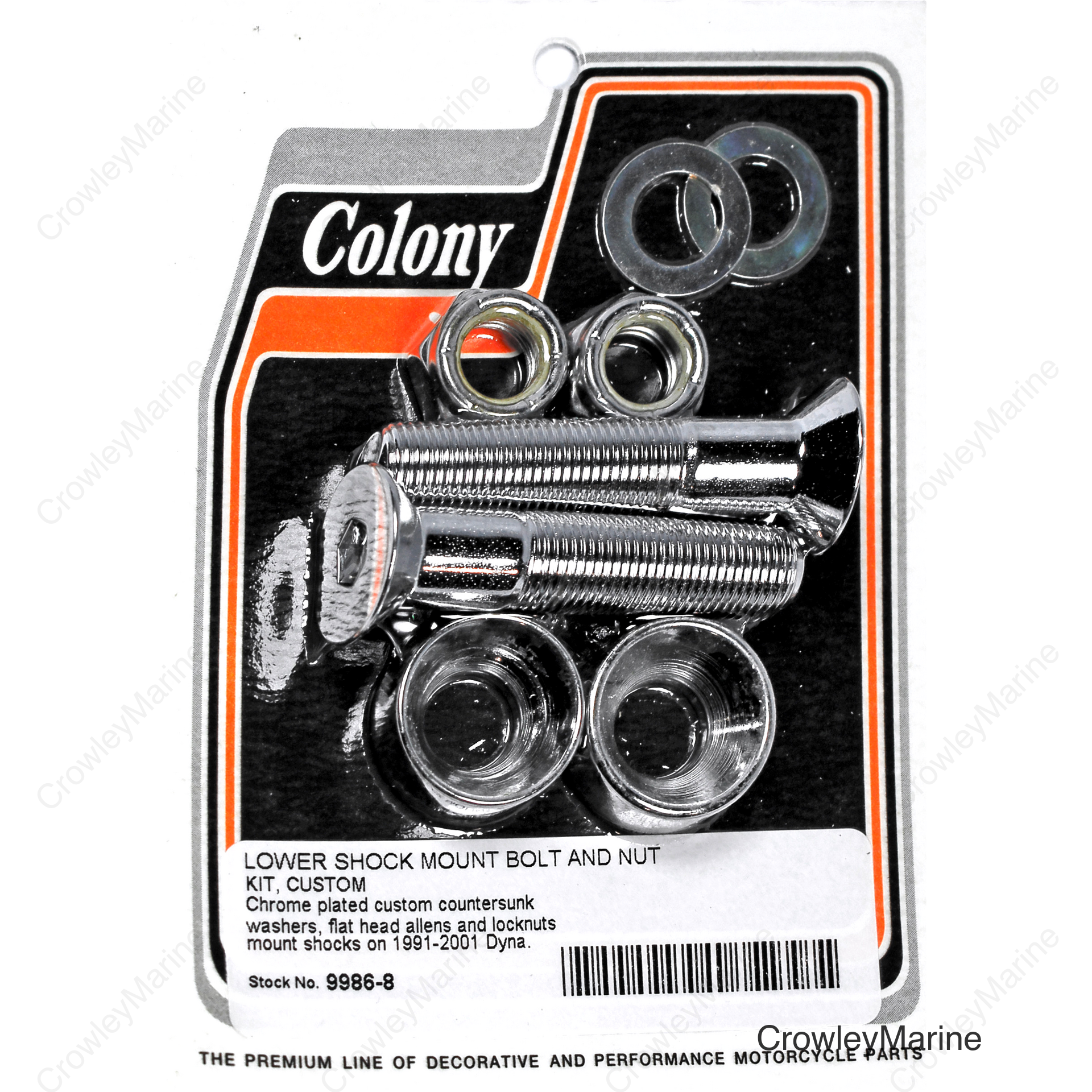 LOWER SHOCK MOUNT BOLT & NUT KIT