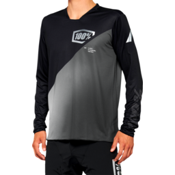 R-Core-X Long-Sleeve Jersey - Black/Gray - Small