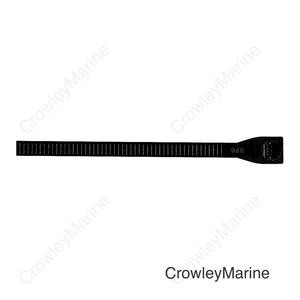 8" Nylon Standard Cable Tie, 25 Pcs. Black