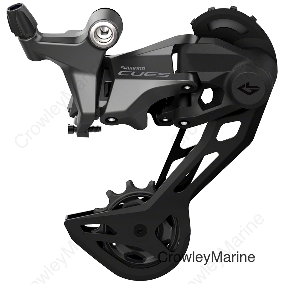 Shimano CUES RD-U6020-SGS Rear Derailleur - 10-Speed Shadow Design Direct Attach Long Cage Black