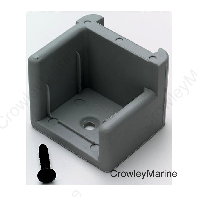 T-H Marine Pontoon Door Stops With Ribs Fits Up to 1-1/4" Tubing