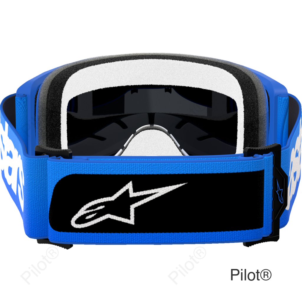 Vision 5 Goggle - Blaze - Blue - Blue Mirror