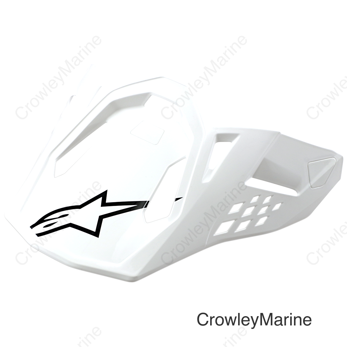 Supertech M8/M10 Visor - Gloss White