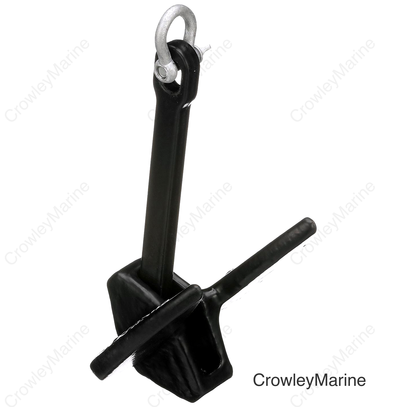 Seachoice Navy Anchor, Vinyl Coated Cast Iron, Black, 10 Lbs.