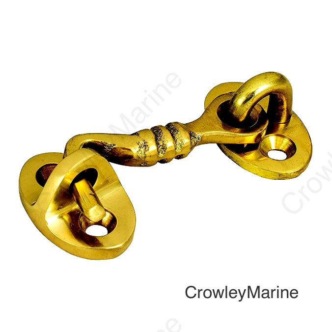 Sea-Dog 2220561 Decorative Door Hook, Brass, 2-1/2"