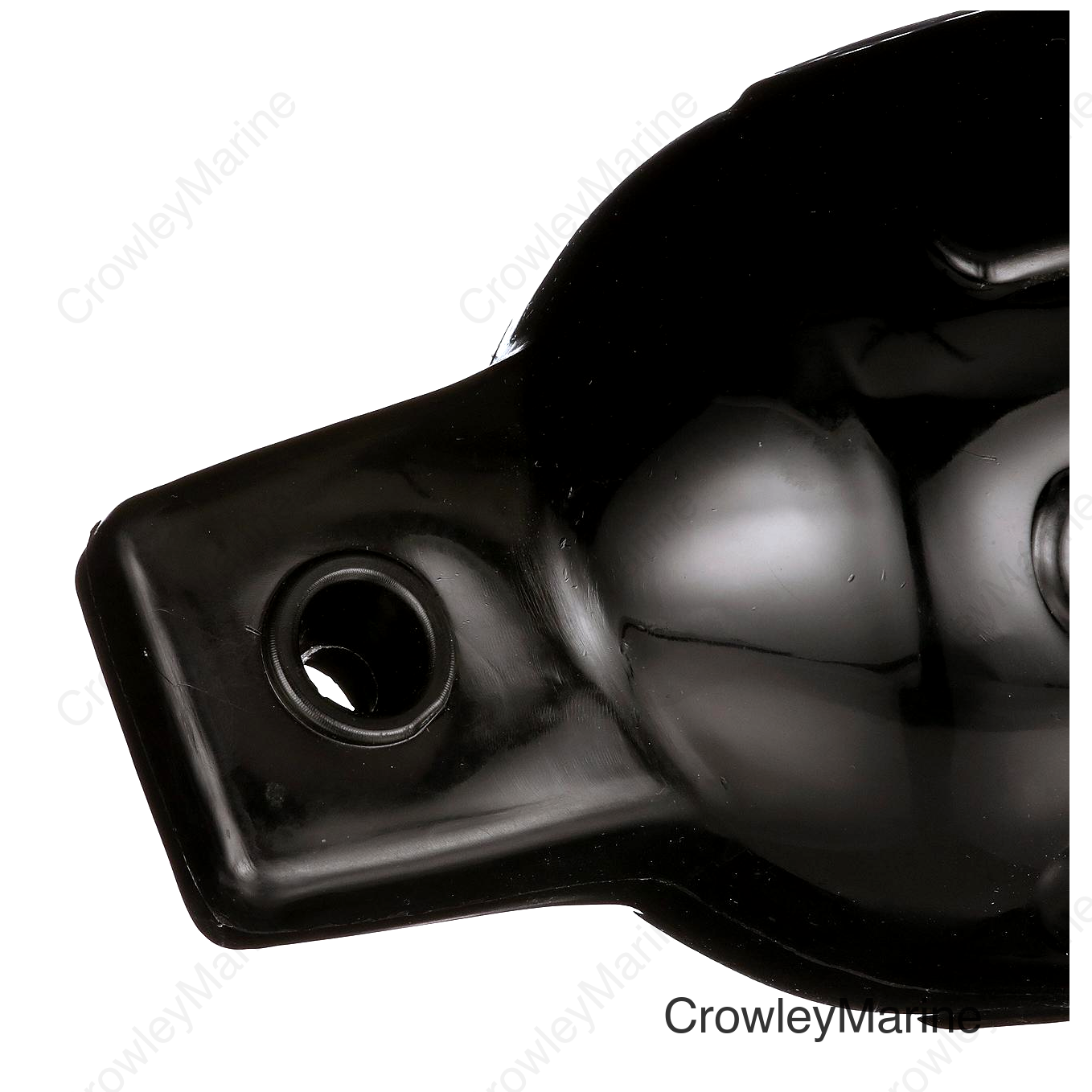 Seachoice Twin Eye Ribbed Boat Fender, Black, 1/2 in. Eye, Ideal for 10-20 Ft. Boats