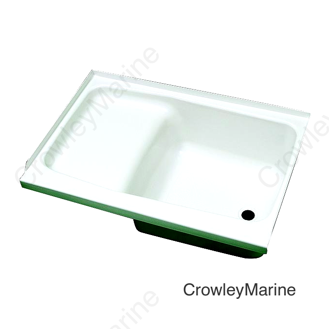 Specialty Recreation Right Drain Step Tub, 24" x 36", White