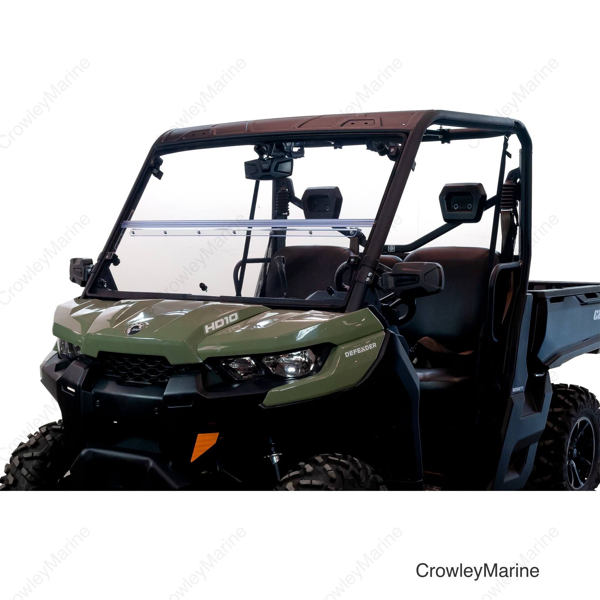 Folding Windshield - Polycarbonate - Defender