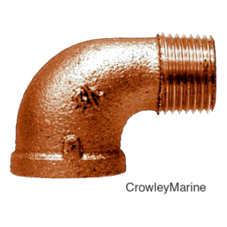 2  BRONZE 90 DEG STREET ELBOW