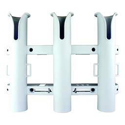 SeaDog 3250321 Triple Threat™ Three Pole Rod Holder, White thumbnail-1