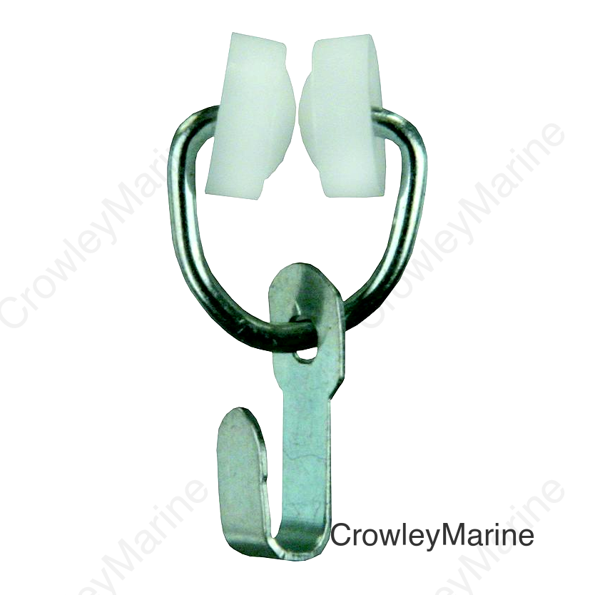 Wheeled Curtain Carrier w/Hook, Type B