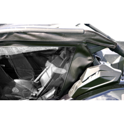 Soft Full Doors - Rear Window - Black - Can-Am X3 thumbnail-4