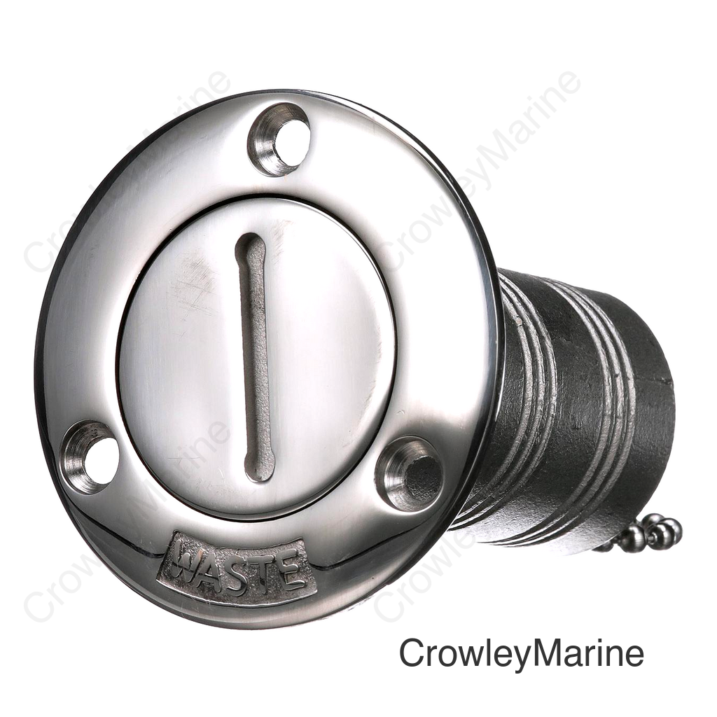Seachoice Corrosion-Resistant Cast 316 Stainless Steel Deck Fill Waste Fill w/ Cap