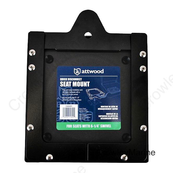 Attwood Quick Disconnect Seat Mount 6-1/4" Swivel