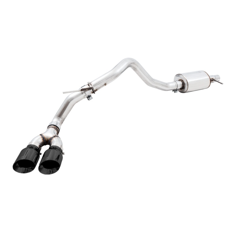 AWE Tuning 2019+ Ford Ranger 0FG Performance Exhaust System w/Diamond Black Tips & Rock Guard
