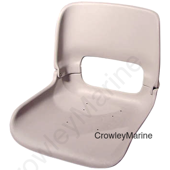 Flat Bottom Seat Only, Dark Gray