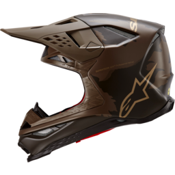 Supertech M10 Helmet - Squad - MIPS® - Dark Brown/Gold - Small thumbnail-1