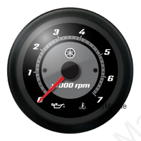 TACHOMETER,  BB-CS BLACK