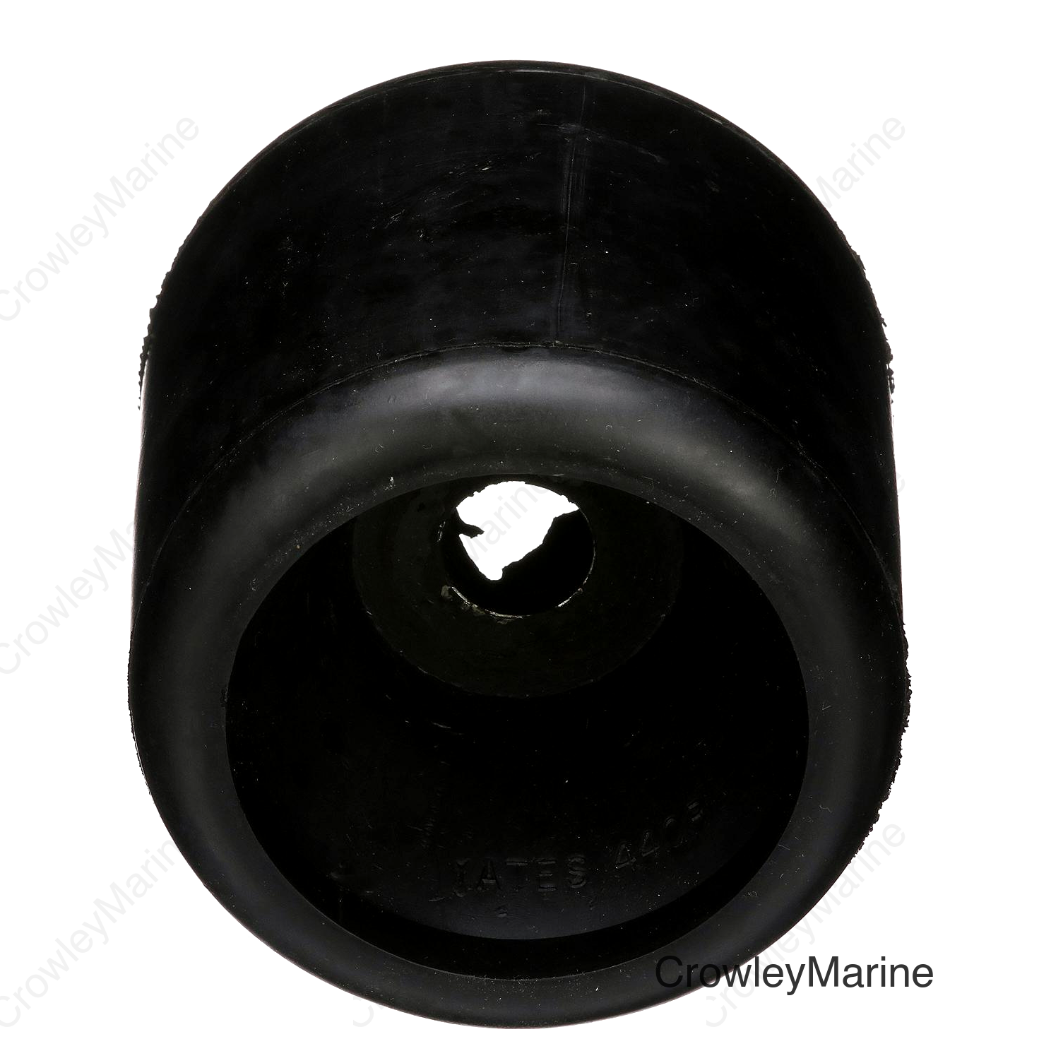 Seachoice Molded Ribbed Wobble Roller, Black, Boat Trailer, 4-1/4 In. X 3/4 In.