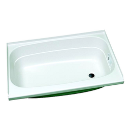 Specialty Recreation Right Drain Bathtub, 24" x 36", White