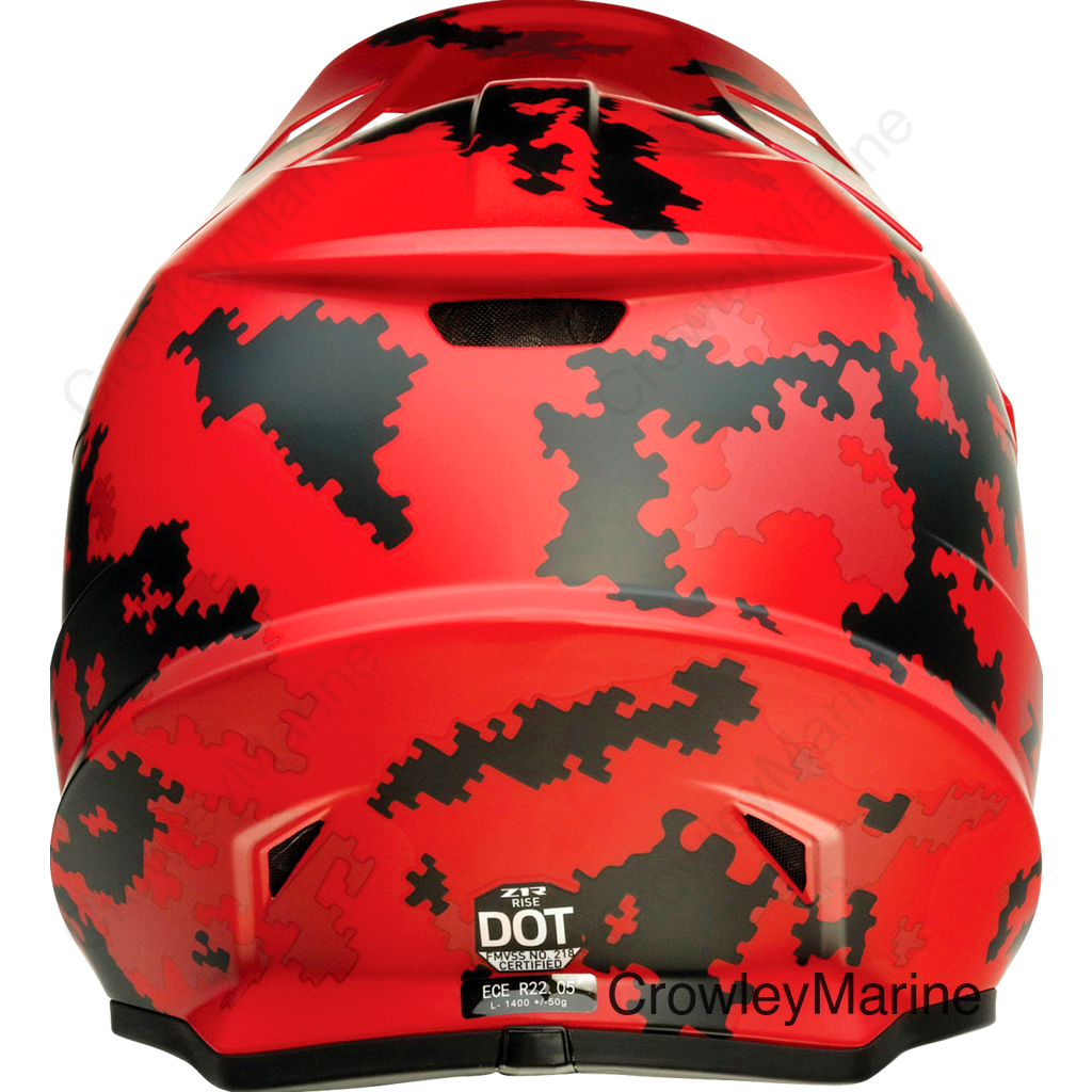 HLMT RISE CAMO2 RED XL