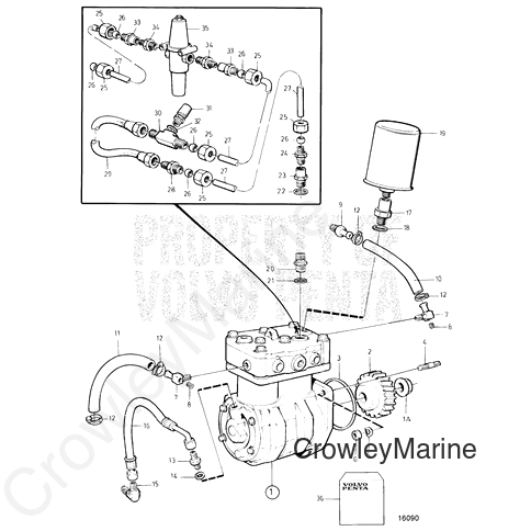 Nipple(V2) - Volvo Penta (354141)