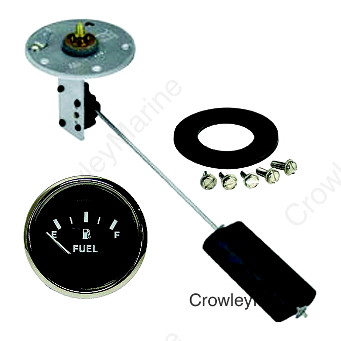 Moeller Swingarm Electric Sending Unit Complete Kit With Dash Mounted Gauge For 4 to 28" Tank Depth