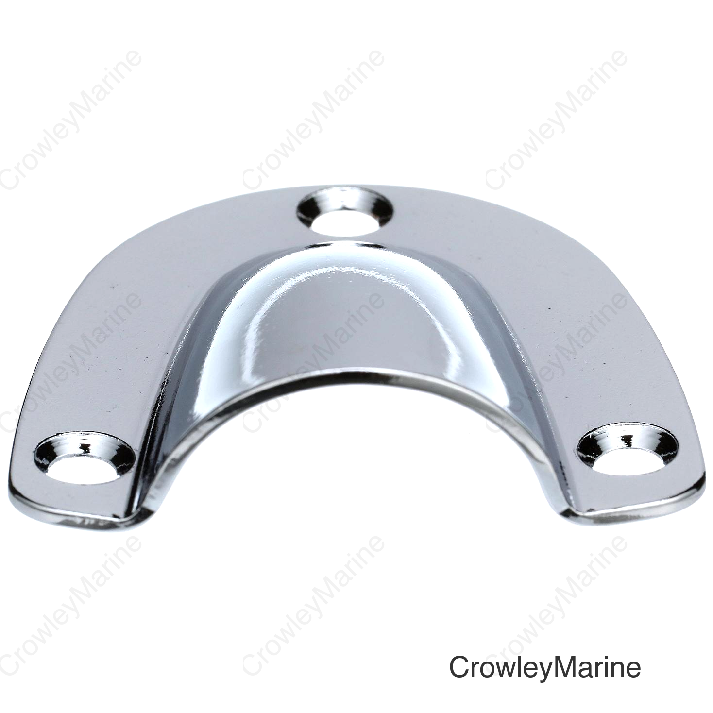 Seachoice Clam Shell Vent, 2 In. X 2-3/32 In., Chrome-Plated Brass